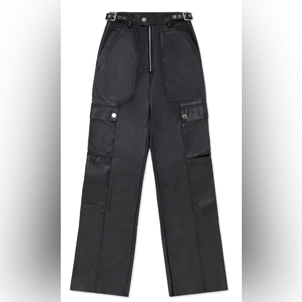 *NWT* WeWoreWhat Vegan Leather Cargo Pant